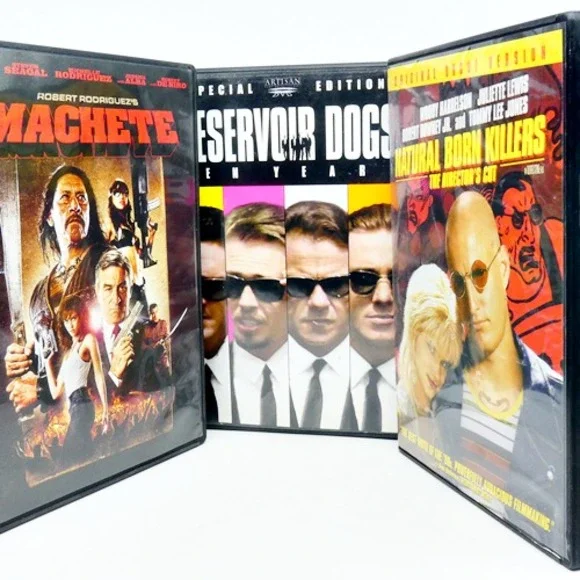 Quentin Tarantino Blu-ray DVD Lot True Romance Django Kill Bill Pulp Fiction - Picture 7 of 11